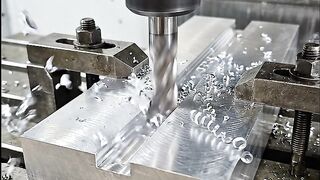 Precision CNC Milling a Metal Block | Satisfying Machining ASMR