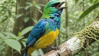 Bird singing 4