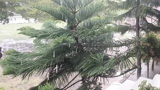 Short ASMR heavy rain