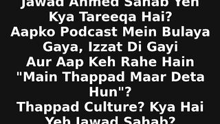 Jawad ahmad use bad language at national tv