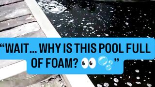 Why Is This Koi Pond Covered in Foam? 😳