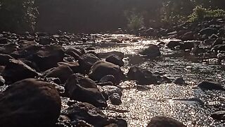 Beautiful flowing river