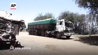 At least 17, most of them Catholic pilgrims, killed in a road crash on a highway in Kenya