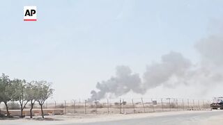 Plumes of dense black smoke seen in Riyadh amid fire in oil facility