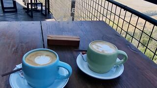 Coffee with a View at Mount Bromo Indonesia | Stunning Mountain Scenery