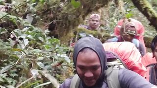 Arriving at Lake Tumutan