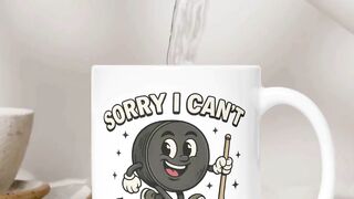 sorry i can't h"s hockey season  Mugs