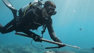He Went Underwater to Hunt Fish… What