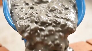 How Mini Concrete Stairs Are Built | satisfying ai