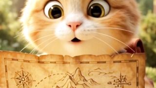 Cat found the trasuer maps
