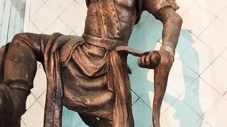 A human statue