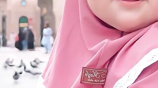 cute little hajis in makkah sarif