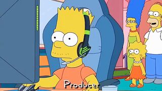 bart jadi pro player #kartun #simpsons