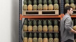 "He took ONE pineapple.... and destroyed the whole warehouse! 🍋🍍💥"