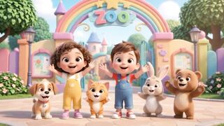 Let's Go to the Zoo! 🦁🐘🐒 | Animal Sounds Song for Kids | Fun Nursery Rhymes