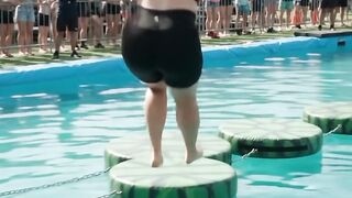 🔥 Crocodile Challenge Gone WILD! 🐊😱 She Finished the ENTIRE Course! 💪🔥