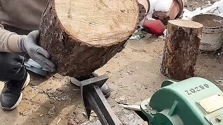 🌳 **Cutting Huge Trees with Powerful Tools! 😲🪵**