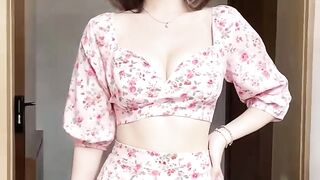 Pink Floral Elegance 🌷 | A Sweet & Feminine Look
