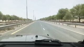 Empty road car drive