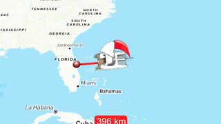 I Sailed 10,707 KM from Florida to Egypt - Here's What It Looks Like on a Map