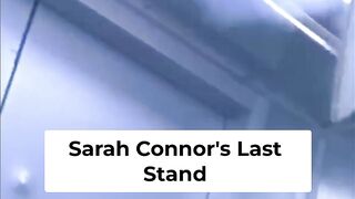 Sarah Connor's Parking Garage Ambush_ Intense Gunfight & Mystery Metal!.