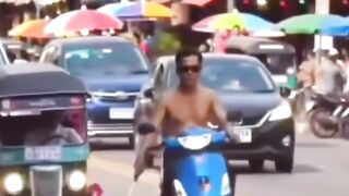 A very daring blind person