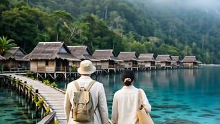 The beauty of Kora Beach, Maluku