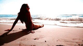Young Woman Enjoying Sunny Day