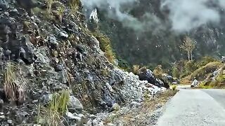 morning atmosphere in the Papuan mountains