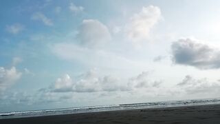 Beach in a pangandaran indonesia