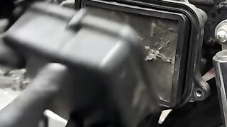 Air filter change in honda cg 125