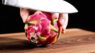 What Happens When You Slice a Glass Dragon Fruit? 😱💖