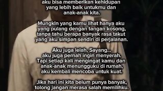 Untuk Istriku, Saat Ekonomi Menguji Kita