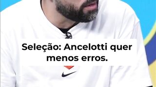 Brasil x Índia  Ancelotti Pede Menos Erros na Seleção!