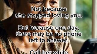 Call Your Mom Before It’s Too Late