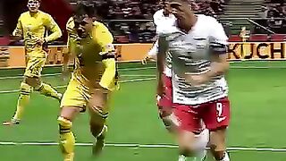 38 Years Old Lewandowski vs Romania