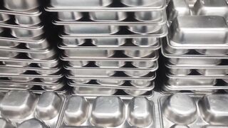 Drying Stainless Steel Food Containers