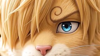 Neko Sanji Cooking Fried Chicken