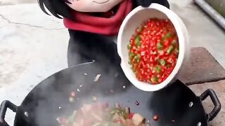Gugugaga penguin girl Prank Gone Wrong Funny Moment and cute 7