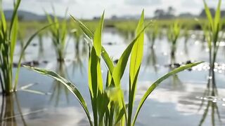 From Tiny Rice Seed to Golden Rice 🌱🌾 | Amazing Rice Growth Time Lapse