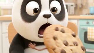 Piko's Cookie Chase! 🐼🍪 Funny 3D Animated Short for Kids