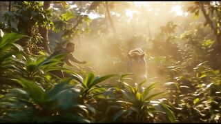 Jungle Adventure: Thrilling Encounter Between Man and Tiger in the Wild