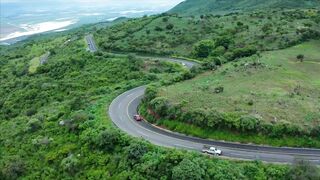 Scenic Mountain Road Drive | Relaxing Winding Highway & Green Nature