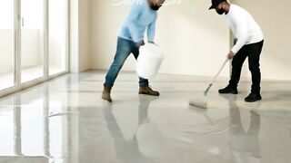From Ordinary Flooring to Epoxy Flooring with a Spectacular 3D Asia Map Motif
