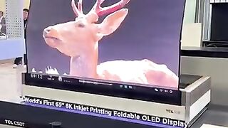 📺 This TV Can Actually Fold?! 🤯 The Future of Television Is Here!