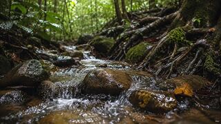 Forest Stream Flowing