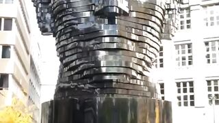 🤯 42 Motors Working as ONE! This Giant Head Moves in Perfect Sync! ⚙️🗿
