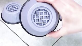 Suction cup washing machine legs