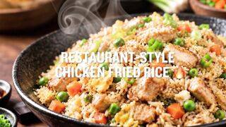 Restaurant-Style Chicken Fried Rice | Easy Asian Recipe at Home 🍚🔥