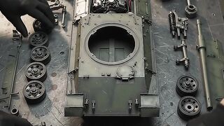 I built a tiny tank from scratch..and it actually moves!